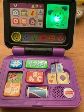 Fisher-Price Laugh & Learn Click & Learn Laptop tested works Great